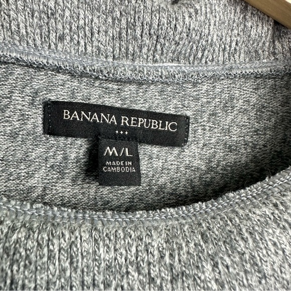 BANANA Republic Marled Cowl Neck Poncho Sweater M/L - Picture 5 of 8